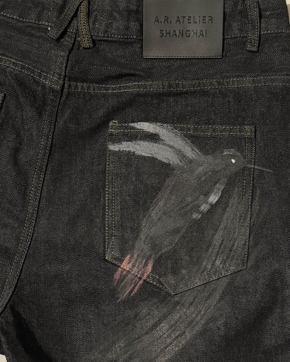 [AR14] 'Ink' Raw Selvedge Denim