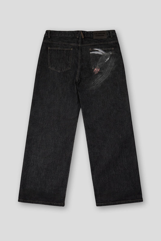 [AR-S-14] 'Ink' Raw Selvedge Denim