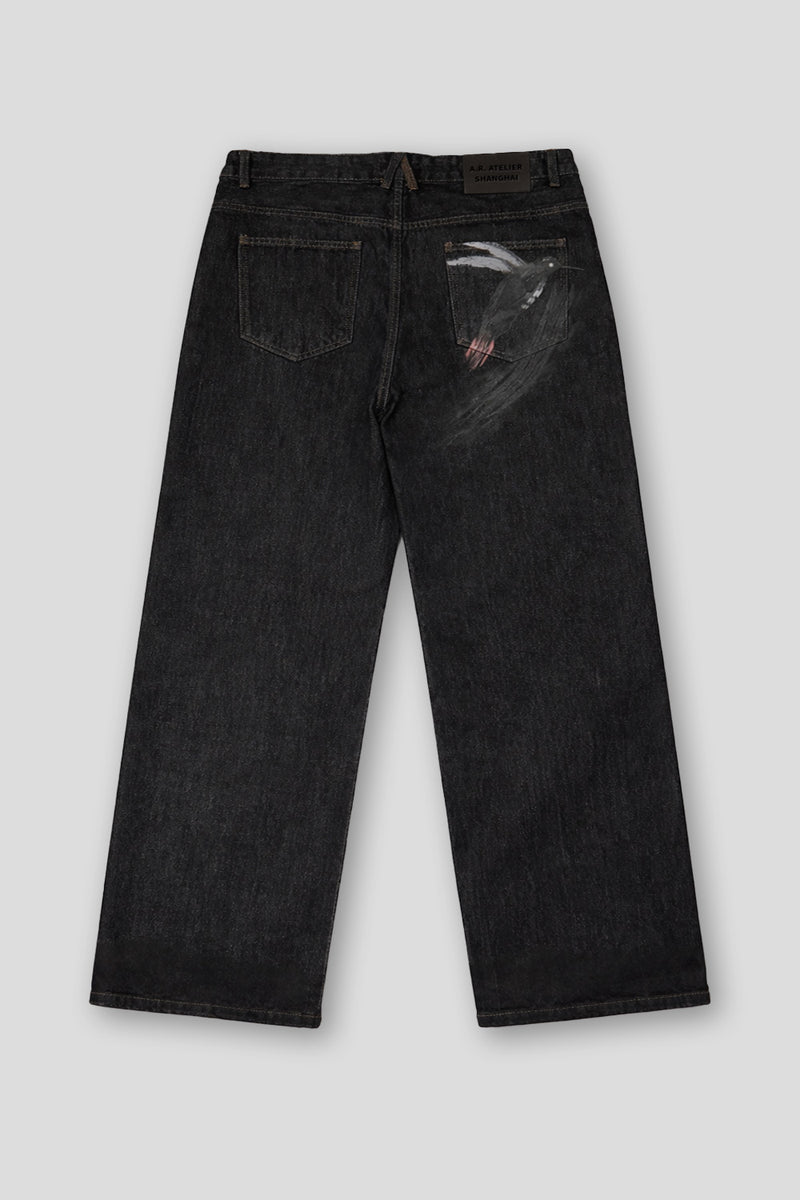 [AR14] 'Ink' Raw Selvedge Denim