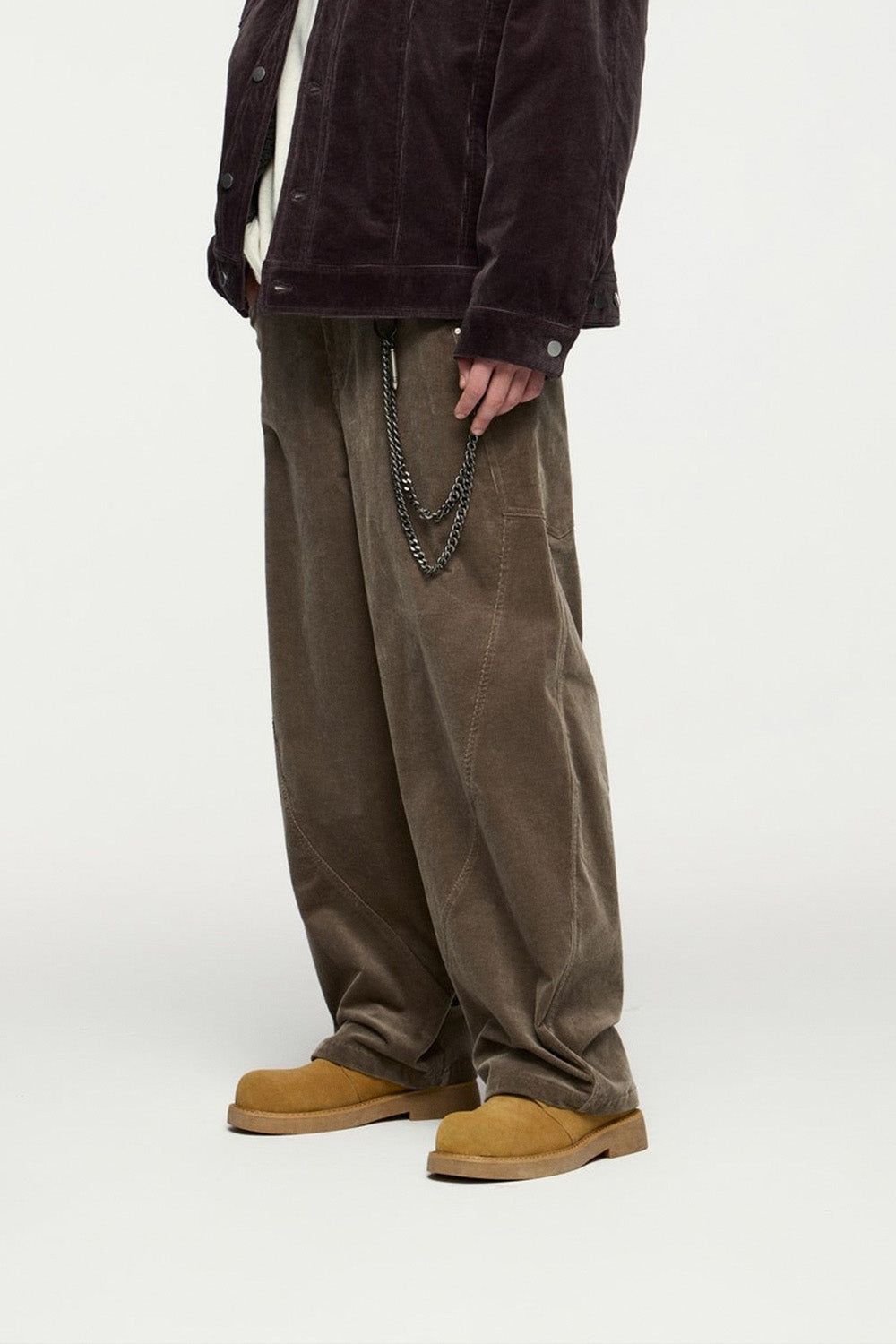 [AR-S-05] Wide-leg Corduroy Trousers