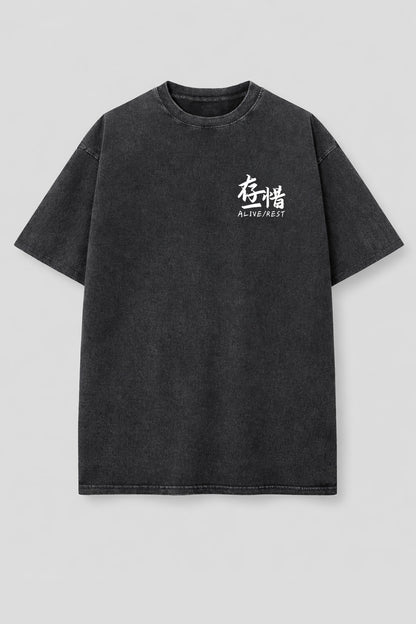 [AR01] 'Smoke' Acid Washed Tee